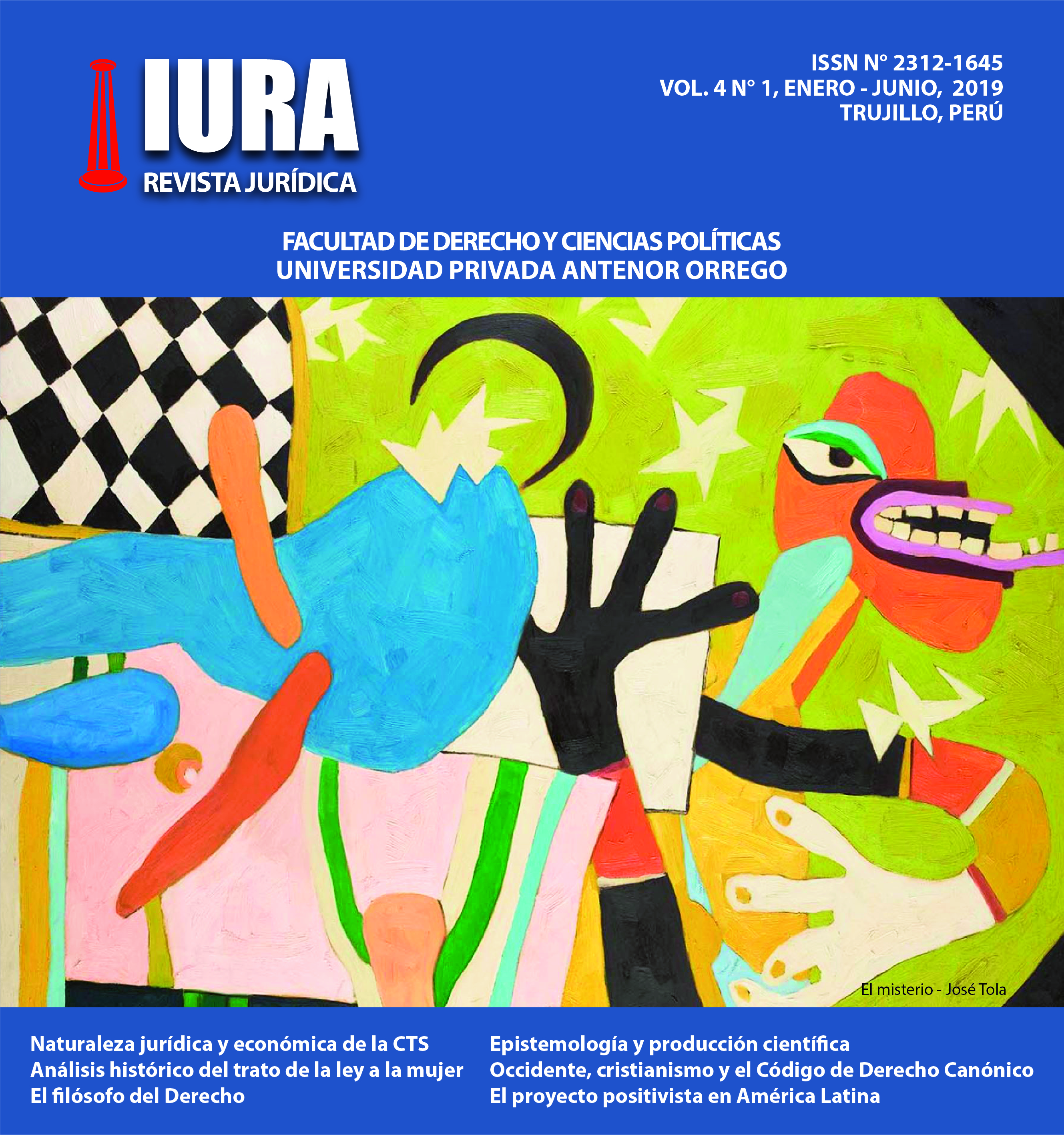 					Ver Vol. 4 Núm. 1 (2019): REVISTA JURIDICA IURA
				