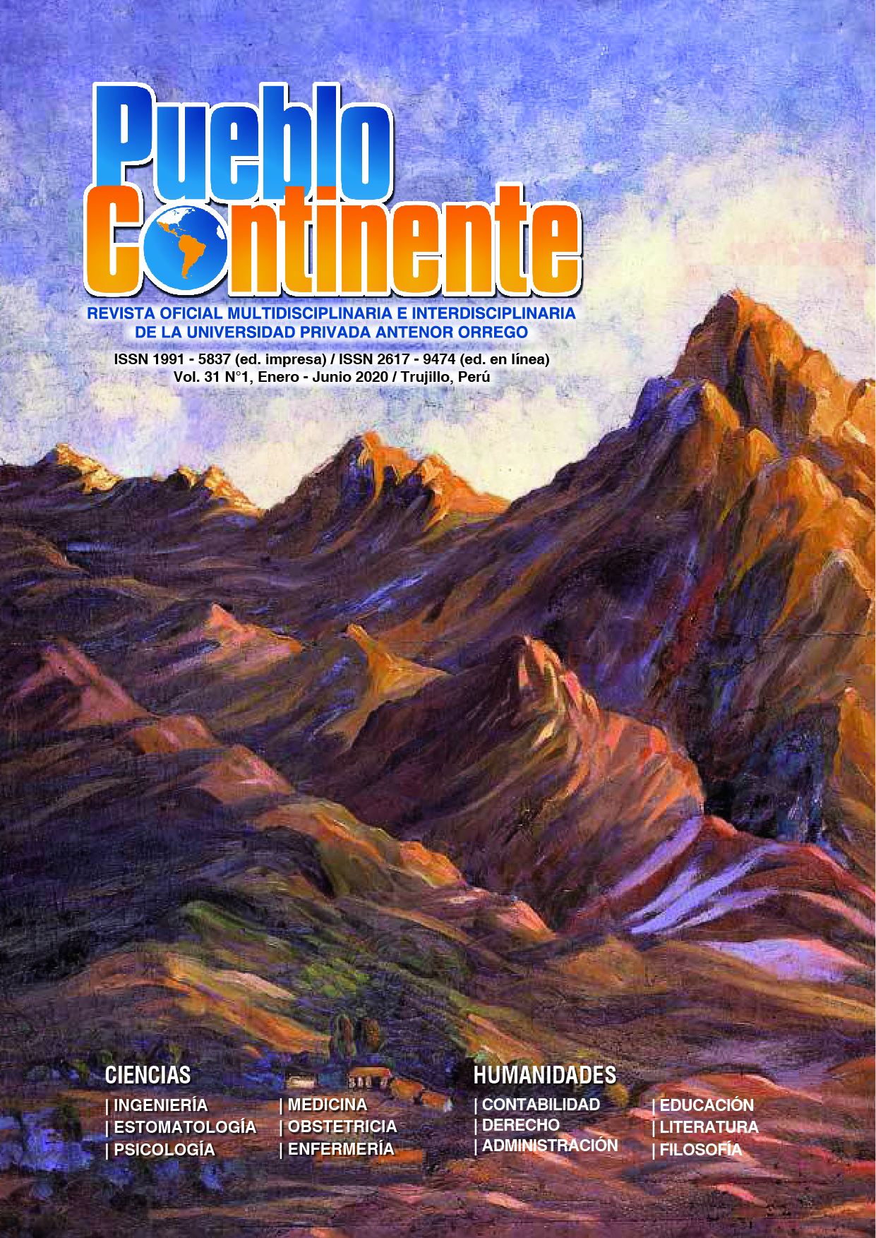 					Ver Vol. 31 Núm. 1 (2020): Pueblo Continente
				