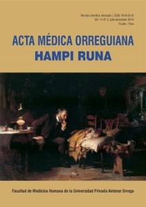 					View Vol. 14 No. 2 (2014): ACTA MEDICA ORREGUIANA HAMPI RUNA
				