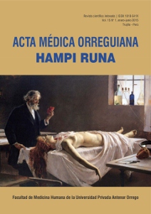 					Ver Vol. 15 Núm. 1 (2015): ACTA MEDICA ORREGUIANA HAMPI RUNA
				