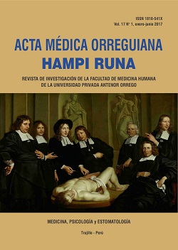 					View Vol. 17 No. 1 (2017): ACTA MEDICA ORREGUIANA HAMPI RUNA
				